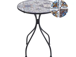 Bistro bord CIVITA 60 cm 60 cm Metal Sort