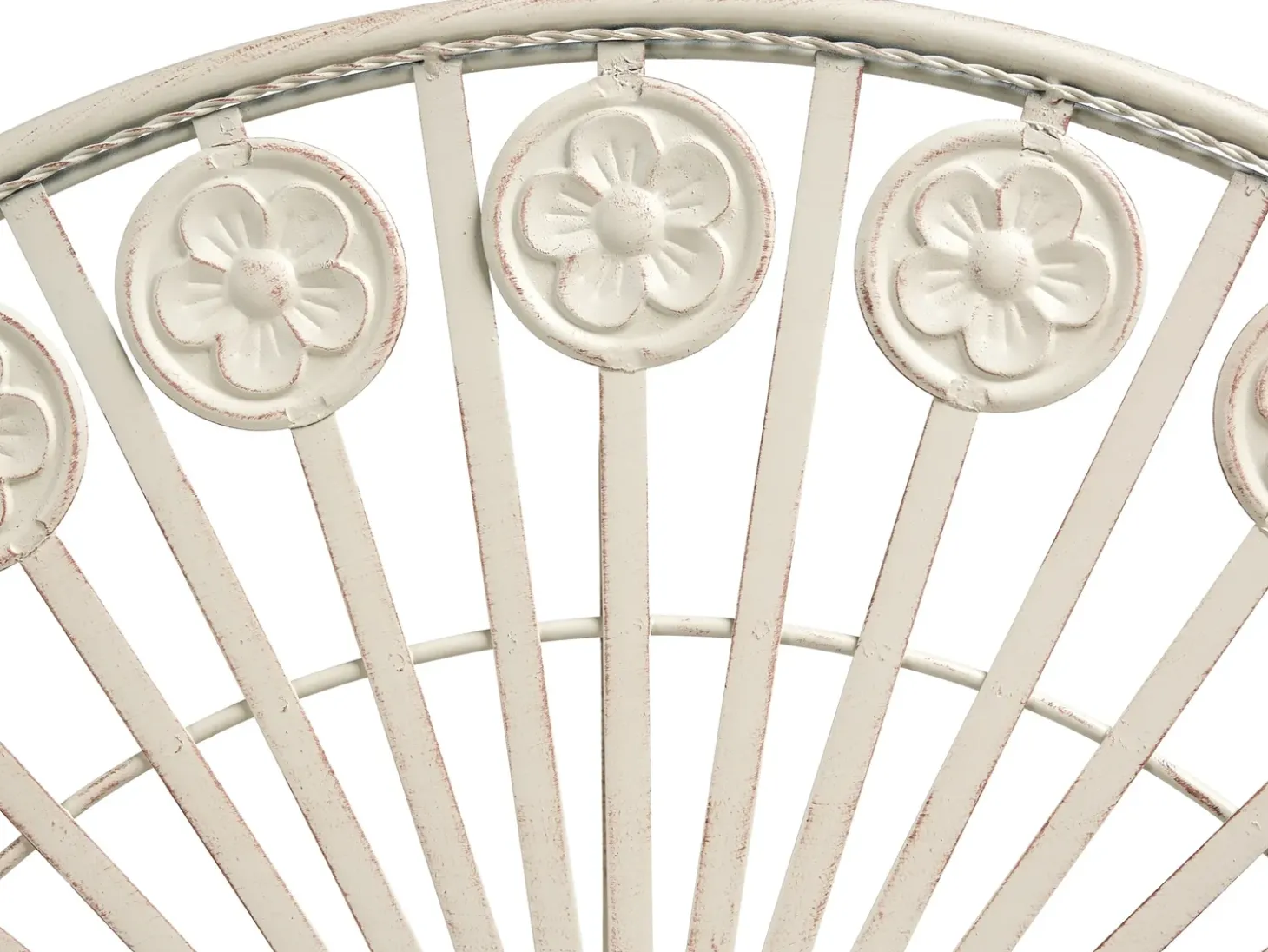 Bistro bord COGGIA 80 cm 37 cm Metal Lys Beige