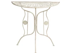 Bistro bord COGGIA 80 cm 37 cm Metal Lys Beige
