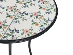Bistro bord COLLIO 60 cm 60 cm Metal Sort