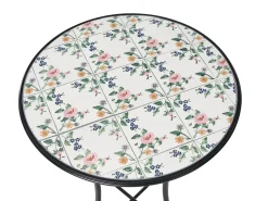 Bistro bord COLLIO 60 cm 60 cm Metal Sort