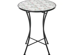 Bistro bord COLLIO 60 cm 60 cm Metal Sort