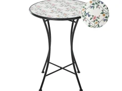 Bistro bord COLLIO 60 cm 60 cm Metal Sort