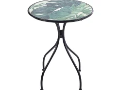 Bistro bord COZZANA 60 cm 60 cm Metal Sort