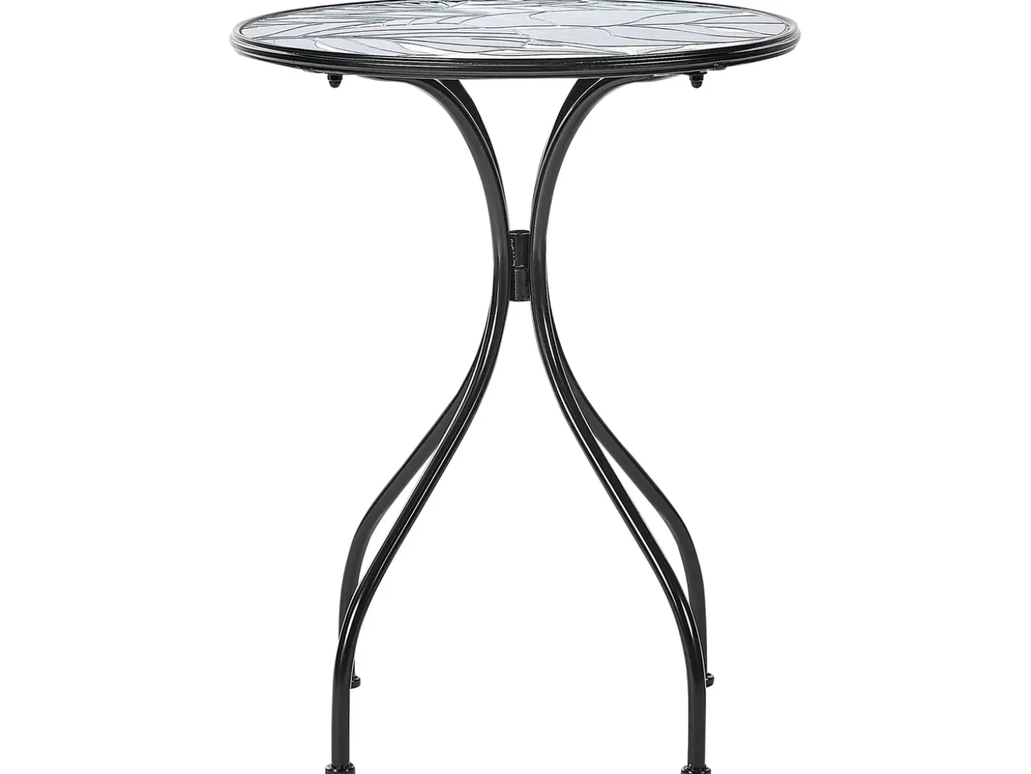 Bistro bord COZZANA 60 cm 60 cm Metal Sort