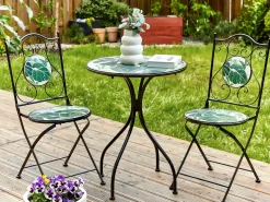 Bistro bord COZZANA 60 cm 60 cm Metal Sort