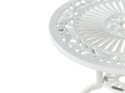 Bistro bord DASCIO 61 cm 61 cm Metal Cremehvid