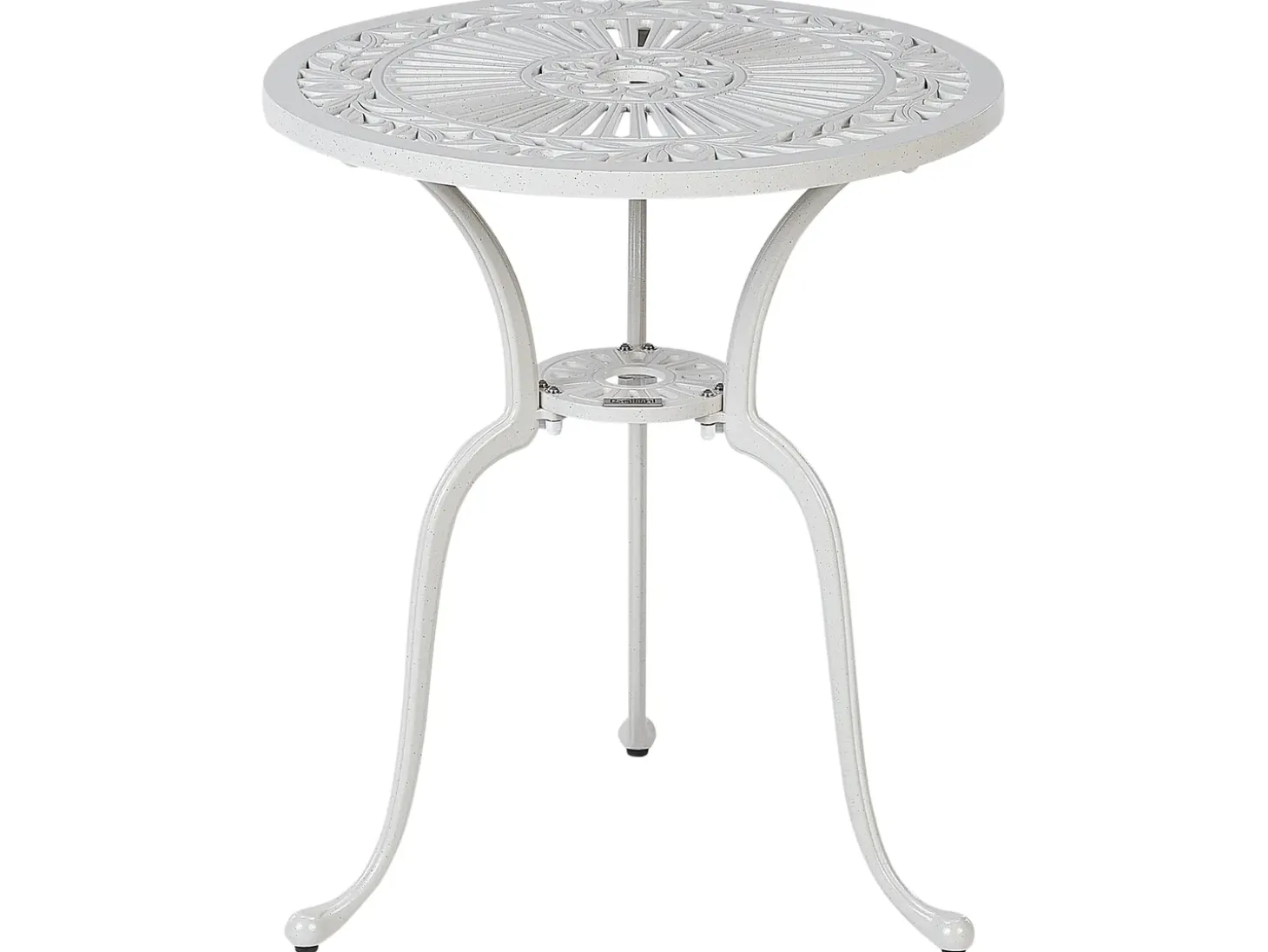 Bistro bord DASCIO 61 cm 61 cm Metal Cremehvid