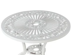 Bistro bord DASCIO 61 cm 61 cm Metal Cremehvid