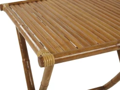 Bistro bord MOLISE 70 cm 70 cm Bambus Brun