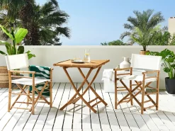 Bistro bord MOLISE 70 cm 70 cm Bambus Brun