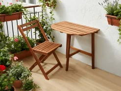 Bistro bord OSIGO 44 cm 70 cm Akacietræ Brun