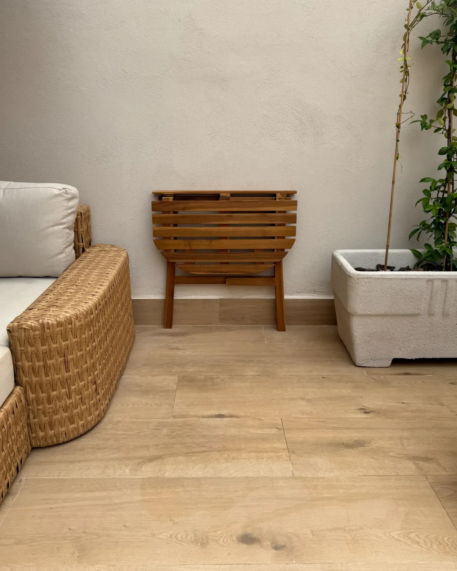 Bistro bord OSIGO 44 cm 70 cm Akacietræ Brun