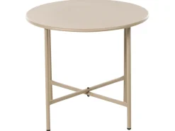 Bistro bord OVARO 50 cm 50 cm Metal Beige