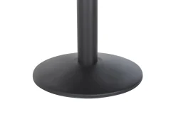 Bistro bord PALMI 60 cm 60 cm Træ effekt Brun