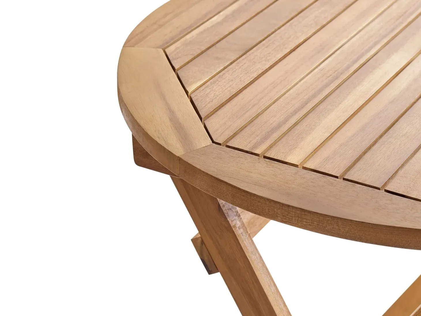 Bistro bord PROSSEDI 60 cm 60 cm Akacietræ Brun