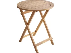 Bistro bord PROSSEDI 60 cm 60 cm Akacietræ Brun