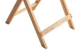 Bistro bord PROSSEDI 60 cm 60 cm Akacietræ Brun