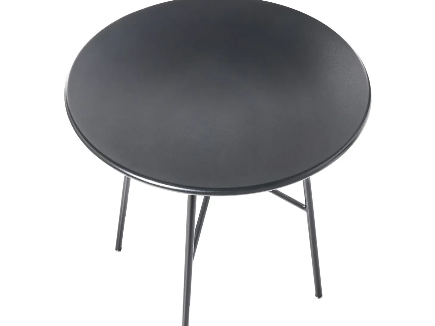 Bistro bord TALTAL 64 cm 64 cm Metal Sort