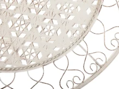 Bistro bord TRIESTE 70 cm 70 cm Metal Lys Beige