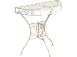 Bistro bord YAVIZA 80 cm 36 cm Metal Lys Beige