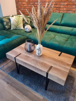 Blomstervase AENUS Stentøj 22 cm Hvid