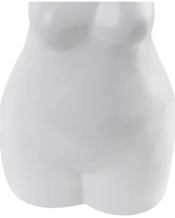 Blomstervase AIGIO Keramik 25 cm Hvid