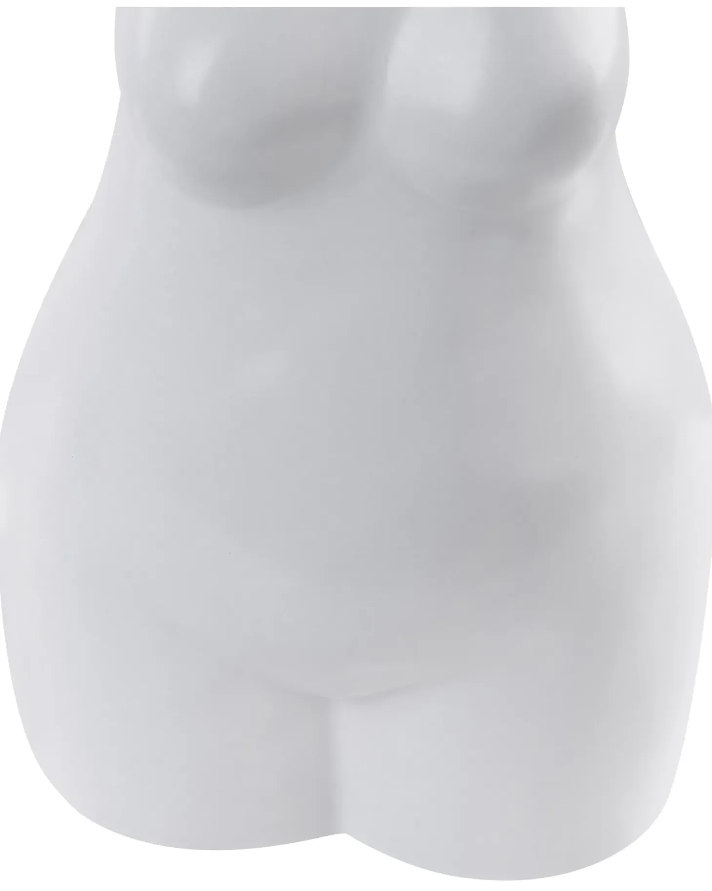 Blomstervase AIGIO Keramik 25 cm Hvid