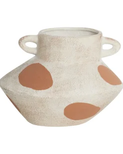 Blomstervase ALOSIDAE Stentøj 19 cm Lys Beige