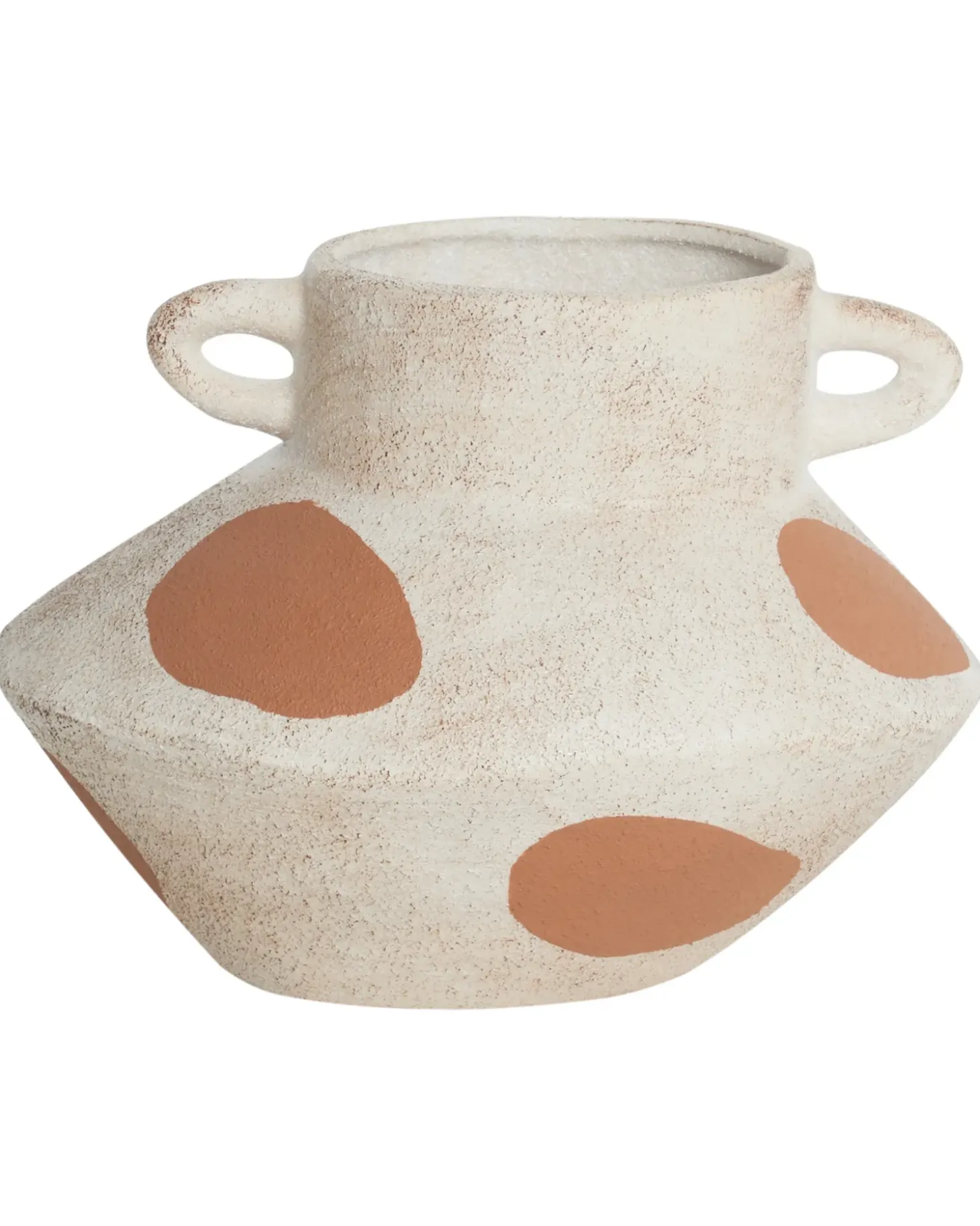 Blomstervase ALOSIDAE Stentøj 19 cm Lys Beige
