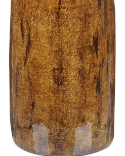 Blomstervase BURGOS Keramik 52 cm Brun