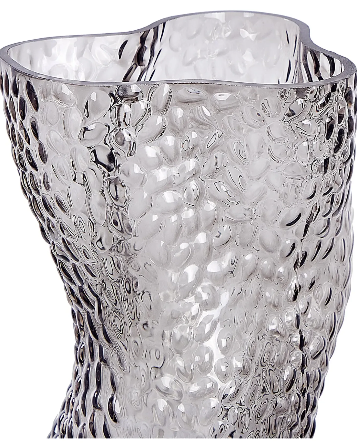 Blomstervase DYTIKO Glas 31 cm Grå