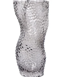 Blomstervase DYTIKO Glas 31 cm Grå