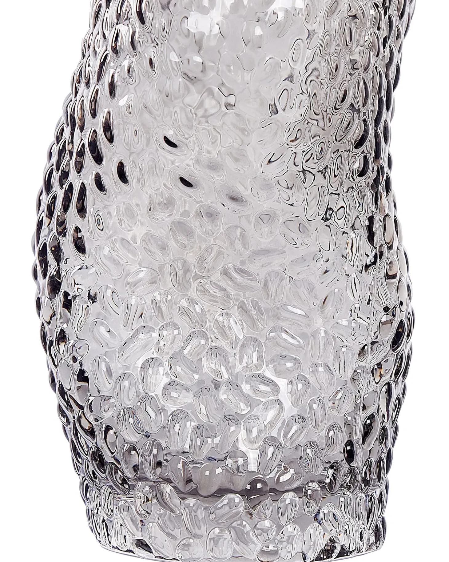 Blomstervase DYTIKO Glas 31 cm Grå