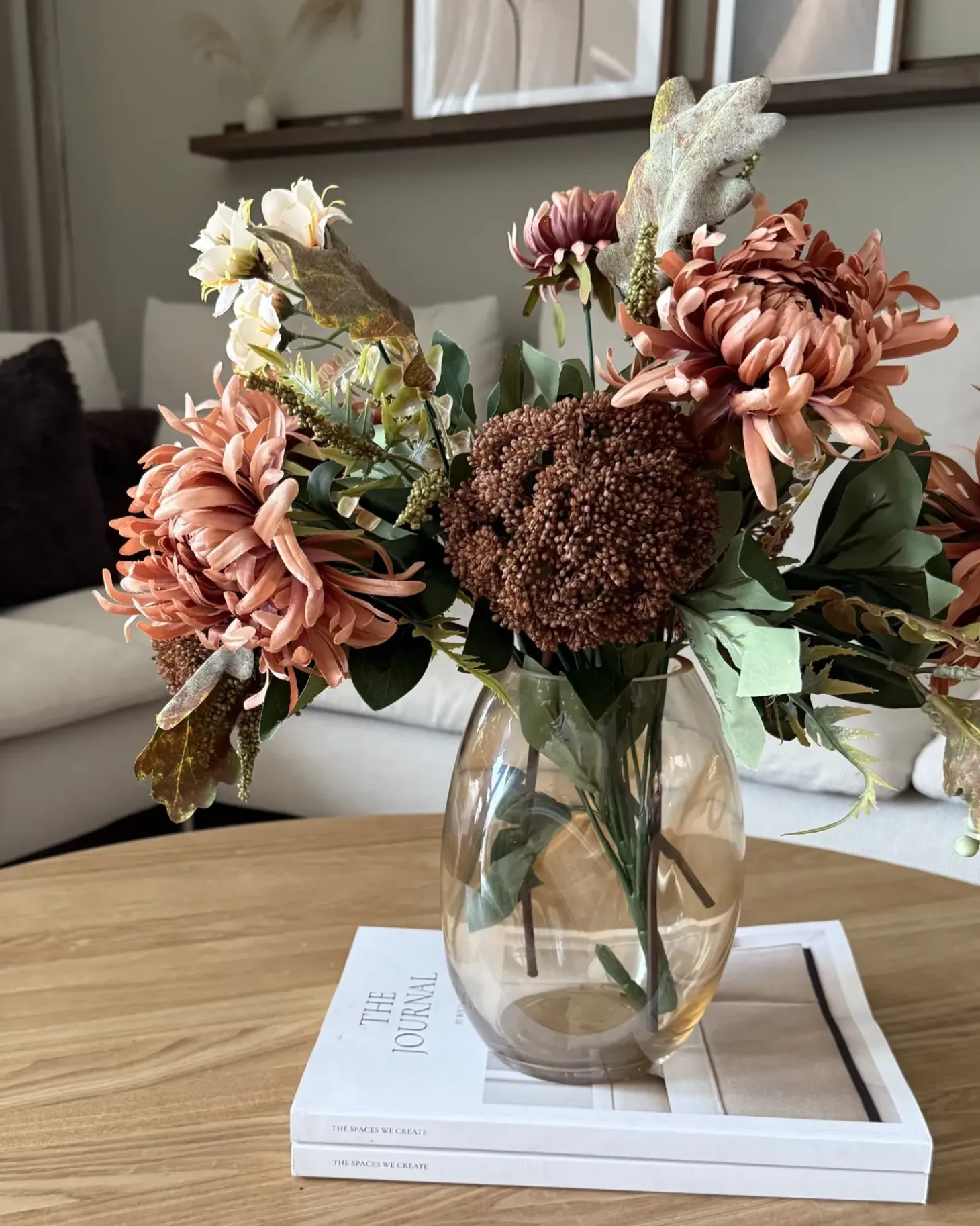 Blomstervase GERAKINI Glas 20 cm Orange