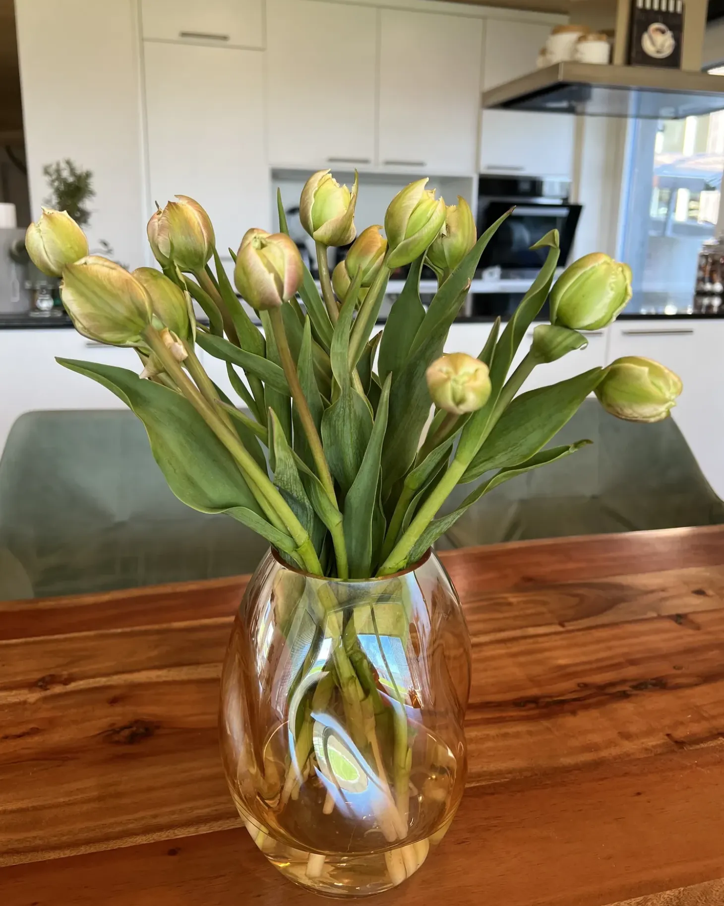 Blomstervase GERAKINI Glas 20 cm Orange