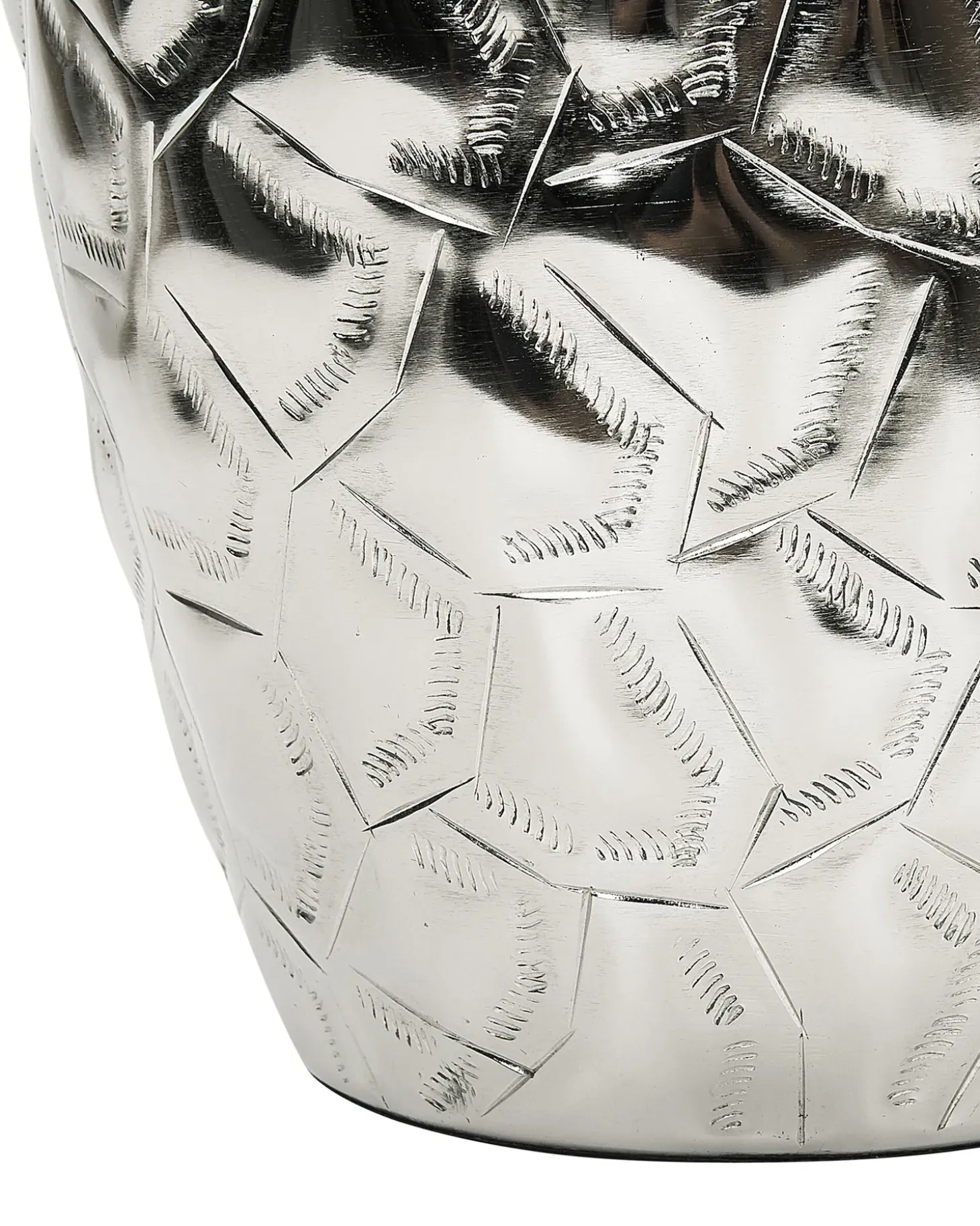 Blomstervase INSHAS Metal 33 cm Sølv