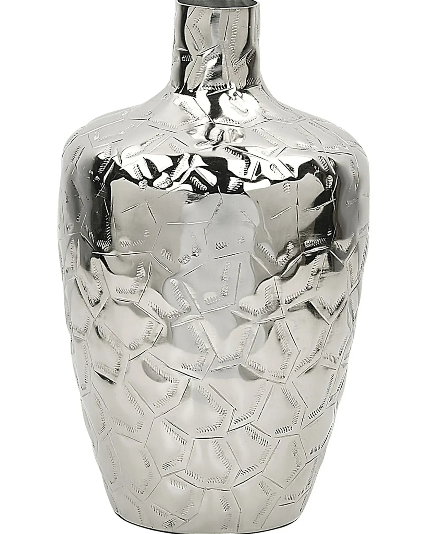 Blomstervase INSHAS Metal 33 cm Sølv