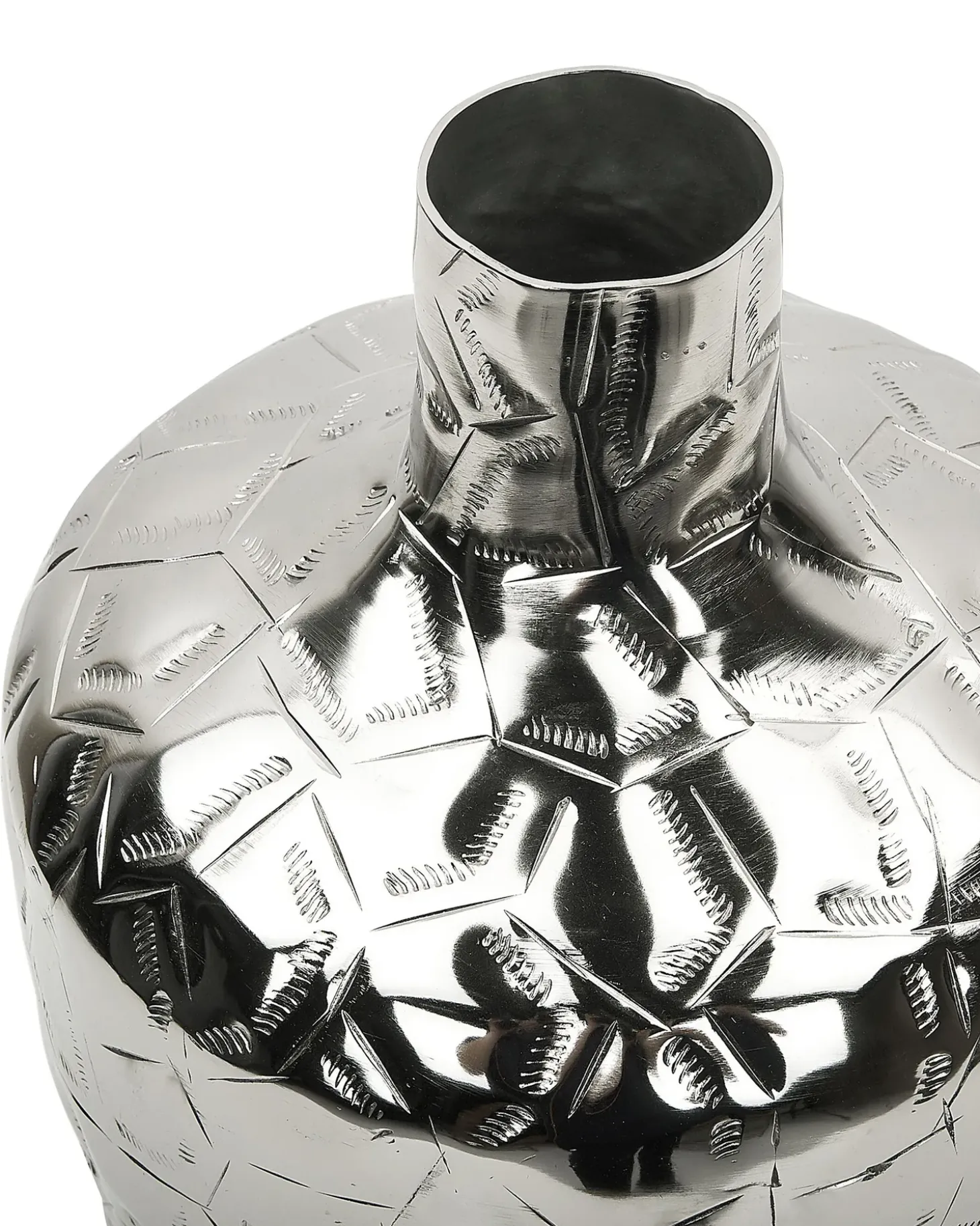 Blomstervase INSHAS Metal 33 cm Sølv