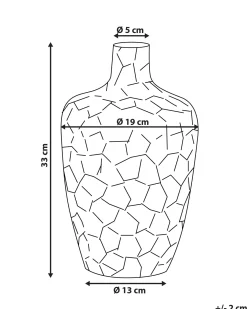 Blomstervase INSHAS Metal 33 cm Sølv
