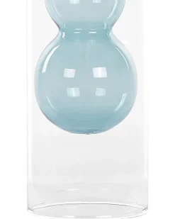Blomstervase KALOCHI Glas 27 cm Turkis