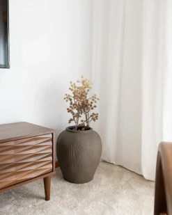 Blomstervase KATERINI 40 cm Brun