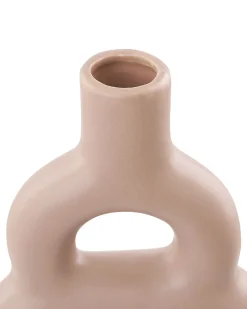 Blomstervase KOZANI Keramik 28 cm Sand Beige