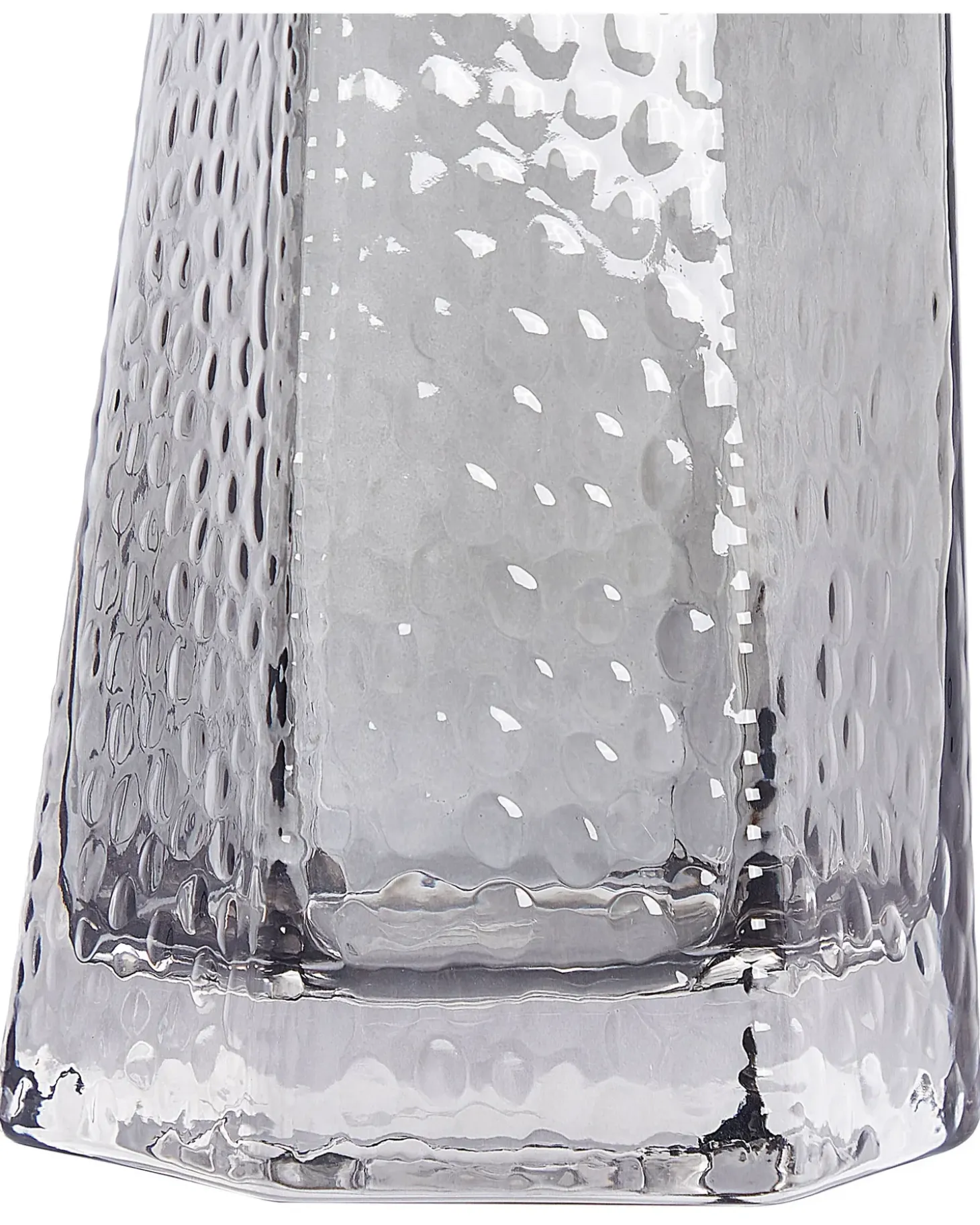 Blomstervase LILAIA Glas 27 cm Grå