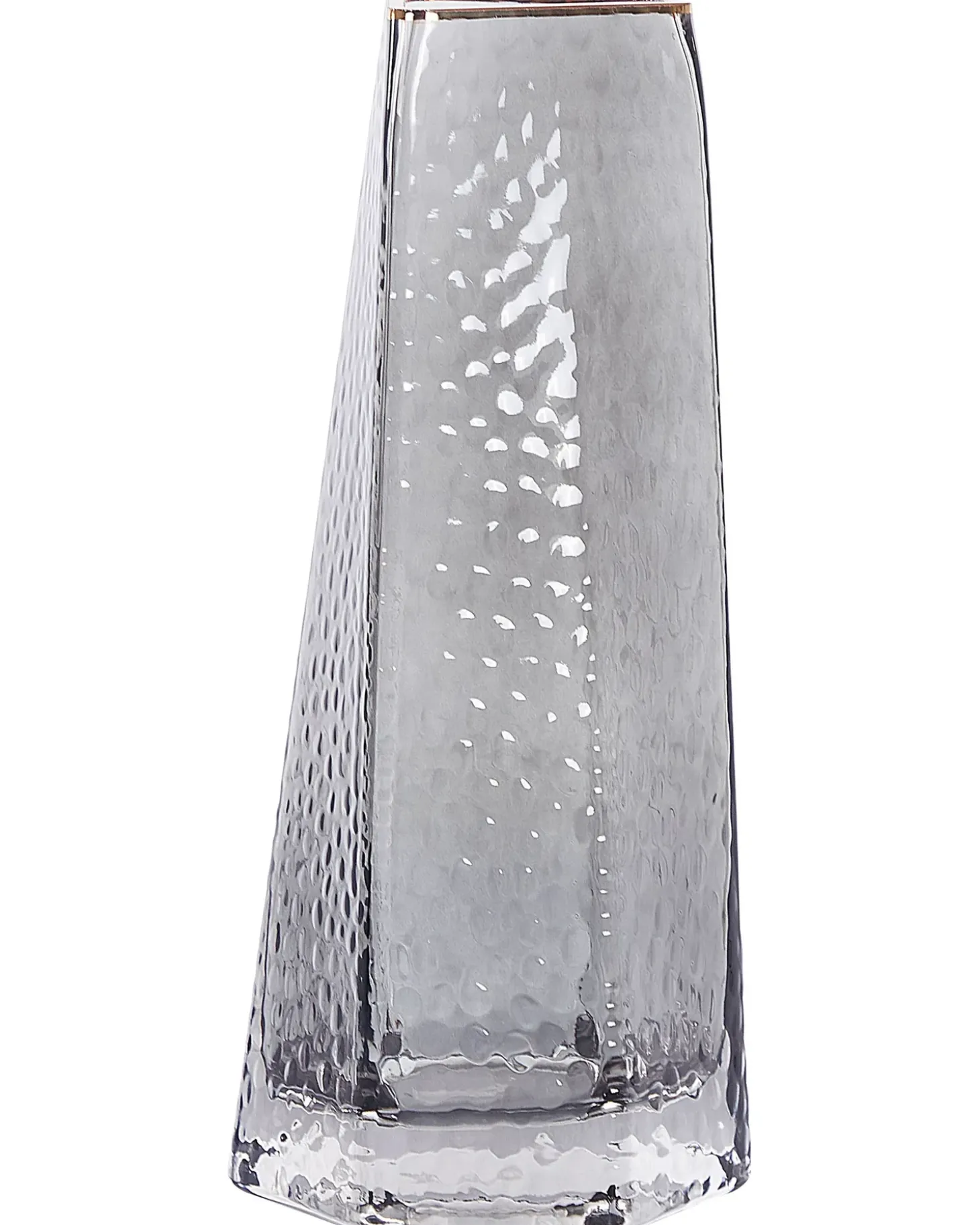 Blomstervase LILAIA Glas 27 cm Grå