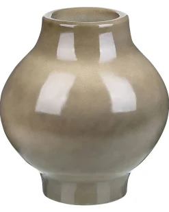 Blomstervase MAGAN Keramik 31 cm Brungrå