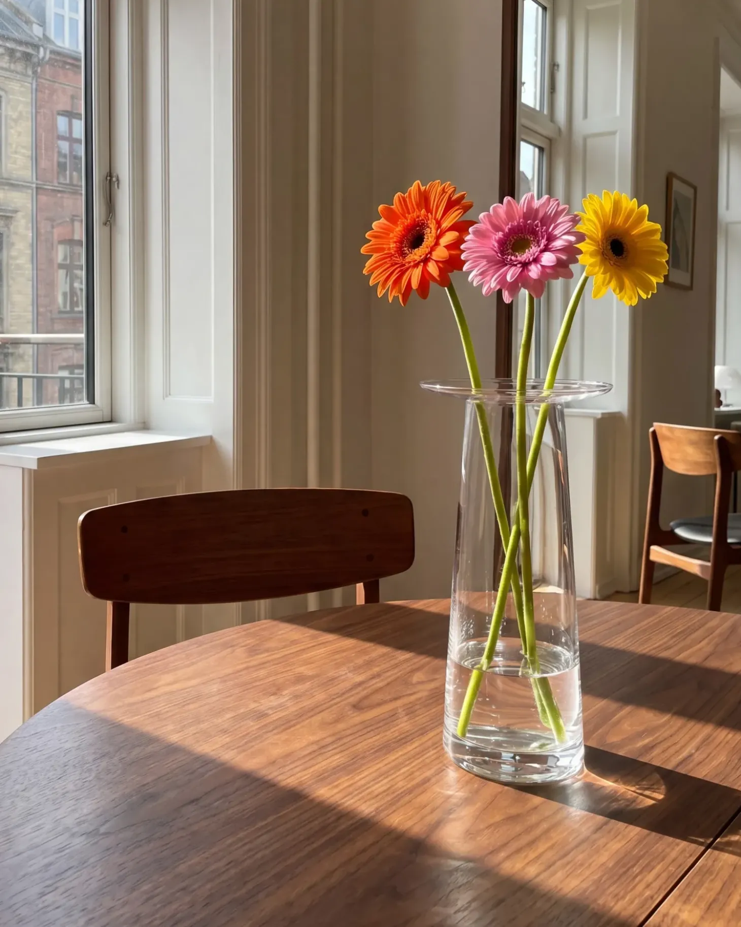 Blomstervase MANNA Glas 26 cm Transparent