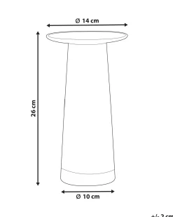 Blomstervase MANNA Glas 26 cm Transparent