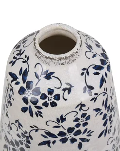 Blomstervase MARONEIA Stentøj 20 cm Hvid