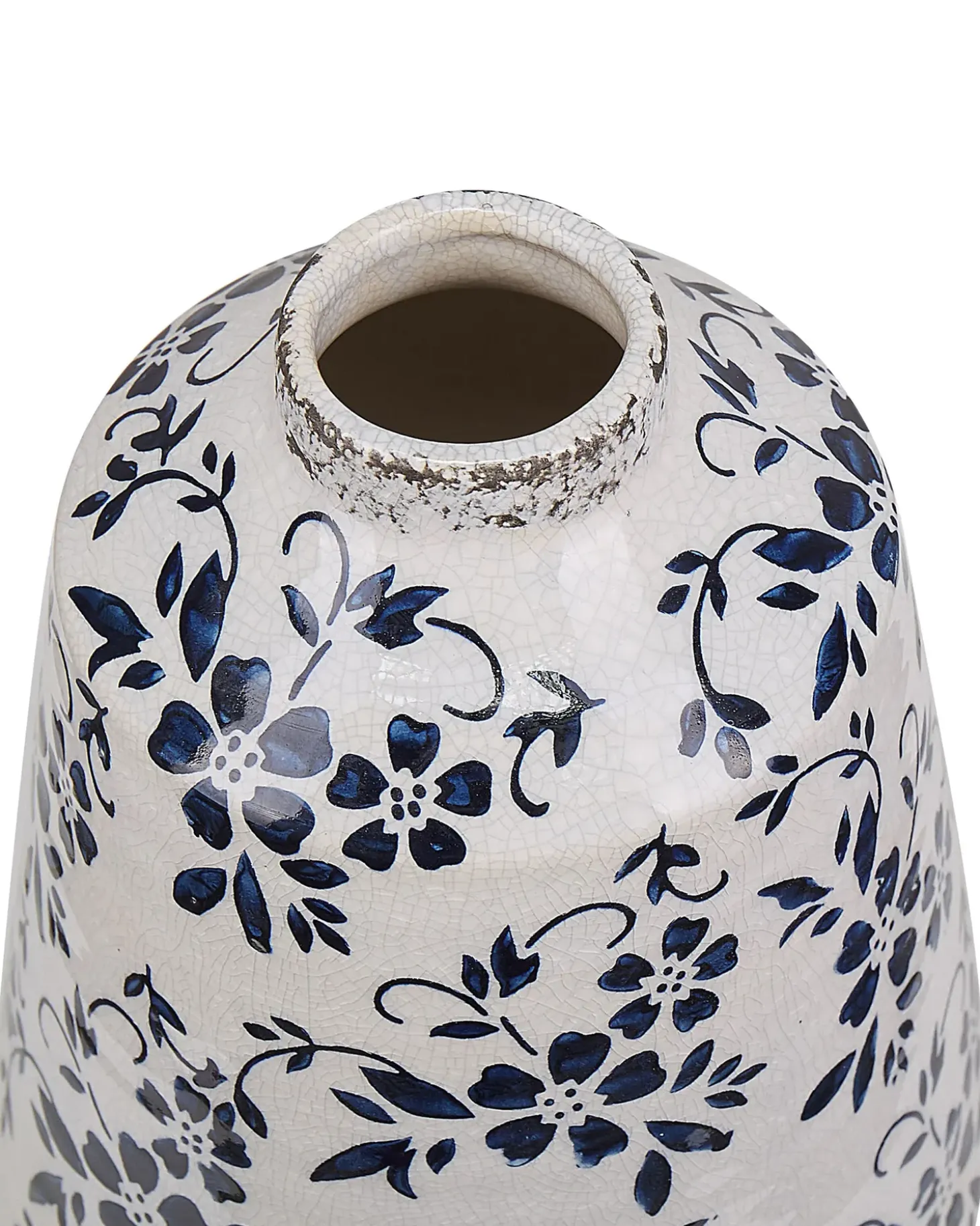 Blomstervase MARONEIA Stentøj 20 cm Hvid